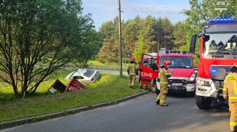 Niebezpieczne manewry na drodze doprowadziły do kolizji