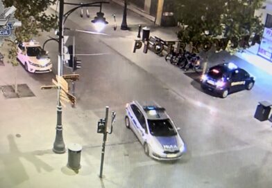 Celował do policjantów