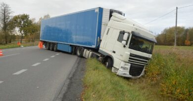 Mając 2,5 promila alkoholu w organizmie nie zapanował nad tirem Mając 2,5 promila alkoholu w organizmie nie zapanował nad tirem