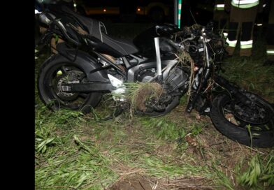 Tragiczny wypadek, zginął motocyklista