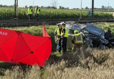 Tragiczny wypadek na przejeździe kolejowym