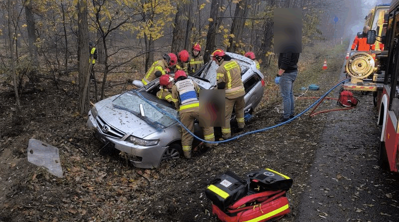Groźny wypadek na trasie Lubin-Rynarcice